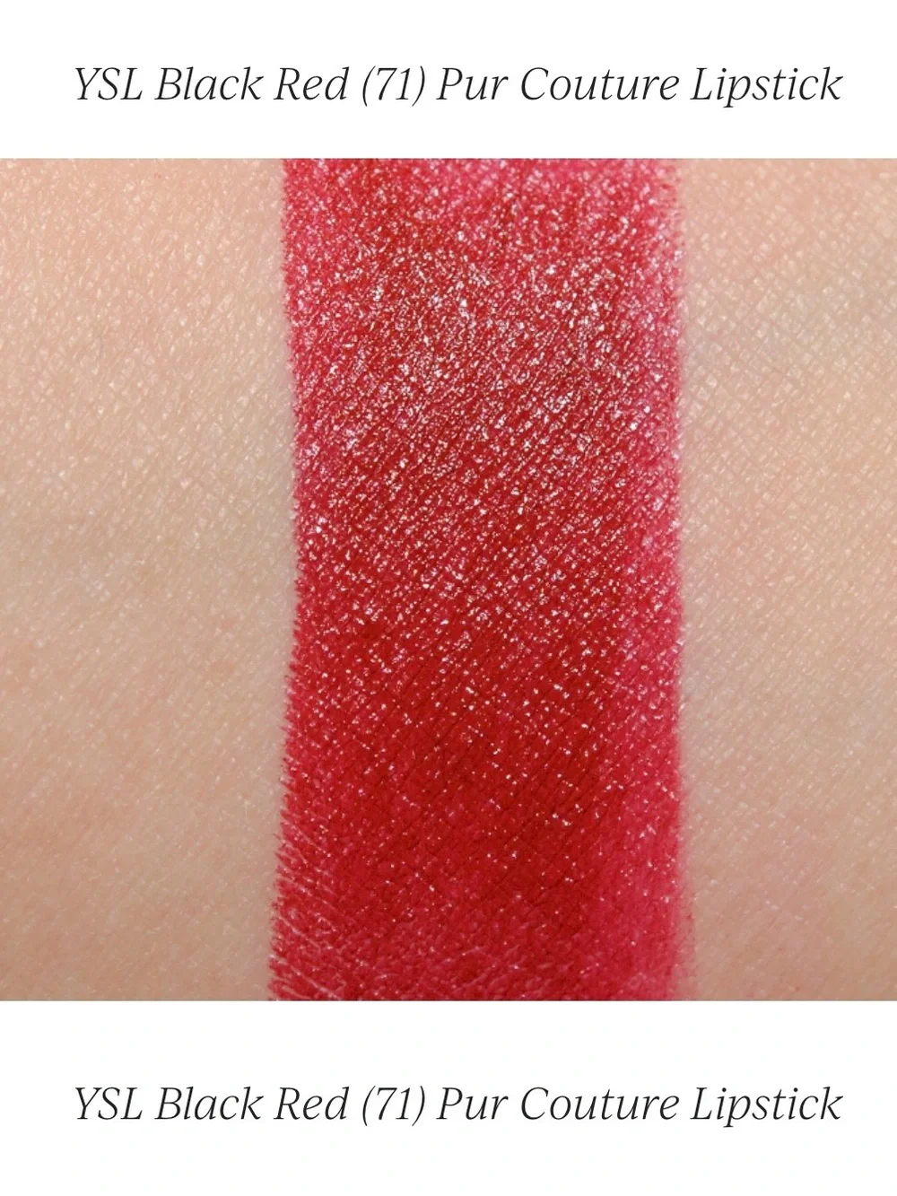 Yves Saint Laurent Limited Edition Lipstick in Shade 71 Black Red RARE! LOVE! ❤️